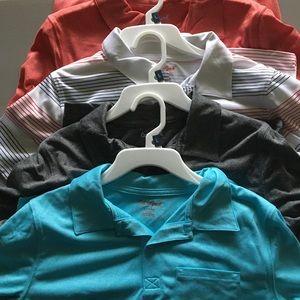 NEW! 4-Pack Cat & Jack Polos L(12/14) - $48 Value!